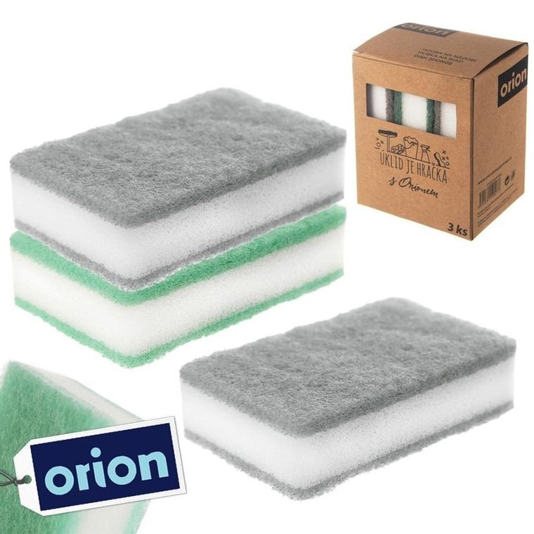 Orion, gąbka kuchenna, 3 szt.
