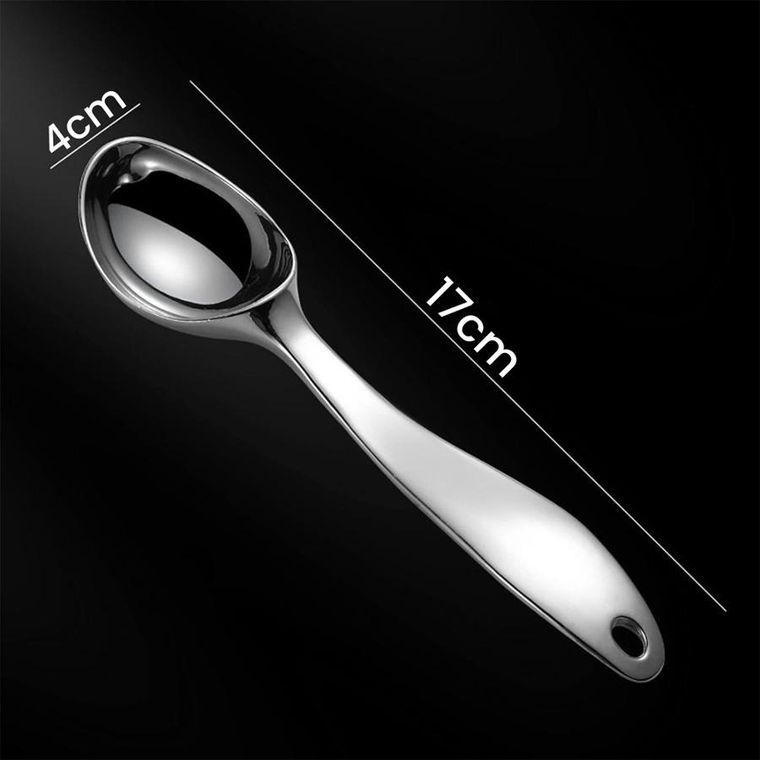 Orion, gałkownica do lodów, metalowa, Luxy, 17 cm