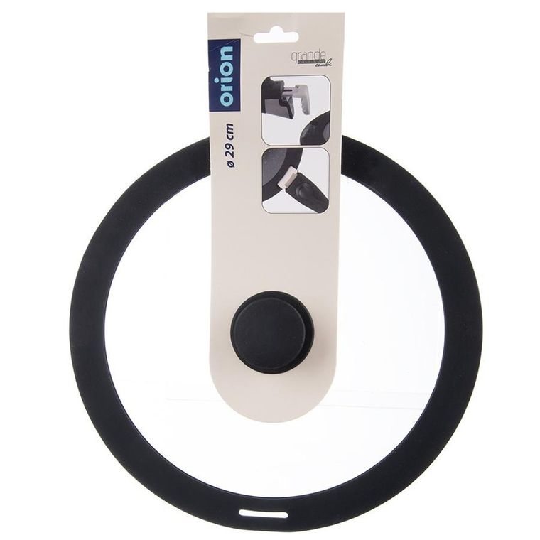 Orion, Grande Combi, pokrywka, szklana/silikonowa, 29 cm