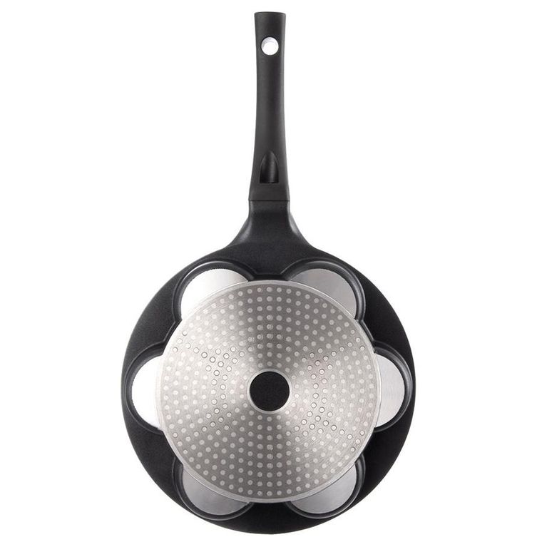 Orion, Grande, patelnia do jajek, 7 otworów, granitowa, 27 cm