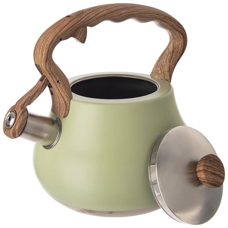 Orion, Greenish, czajnik z gwizdkiem, stalowy, 3l