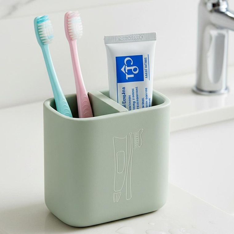 Orion, Greenish, kubek łazienkowy, podwójny, zielony