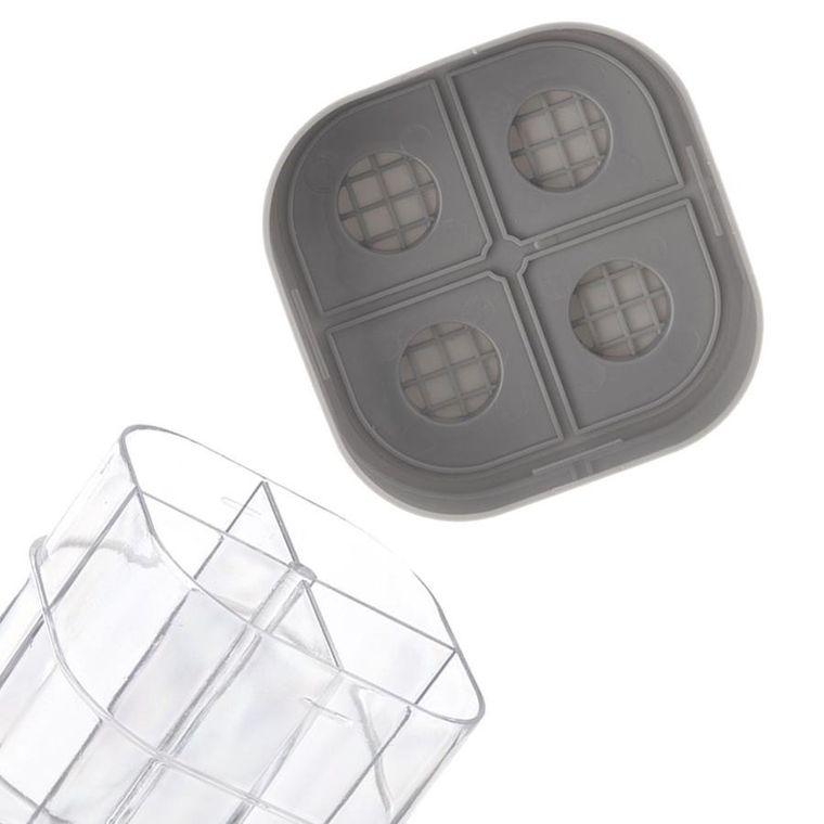 Orion, Kemp, pojemnik na przyprawy z naklejkami, 4 przegrody