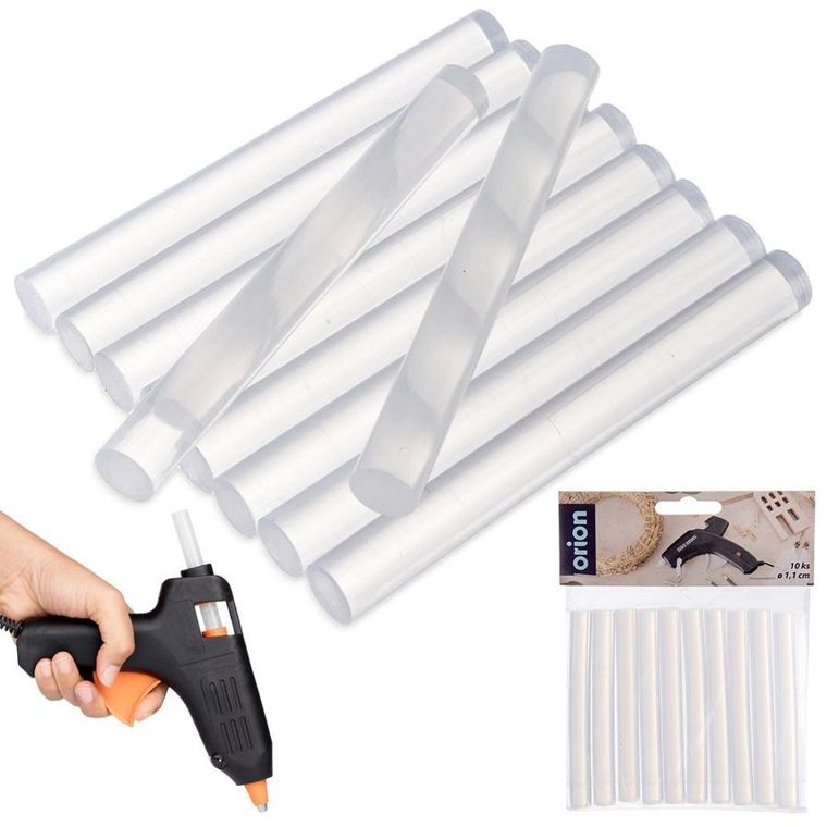 Orion, klej do pistoletu na gorąco, 1,1 cm, 10 szt.
