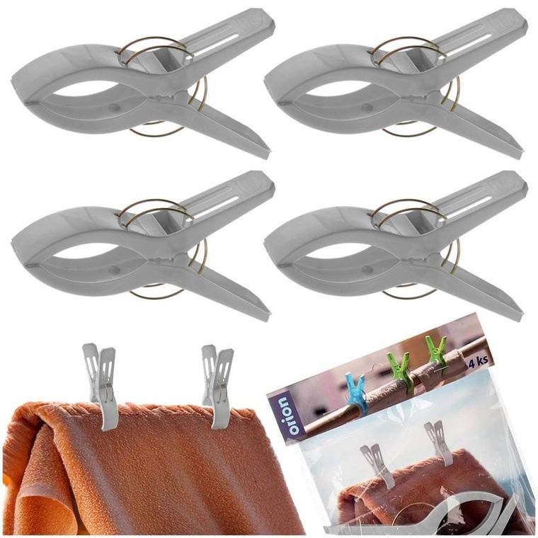 Orion, klipsy do ręcznika plażowego, 4 szt.