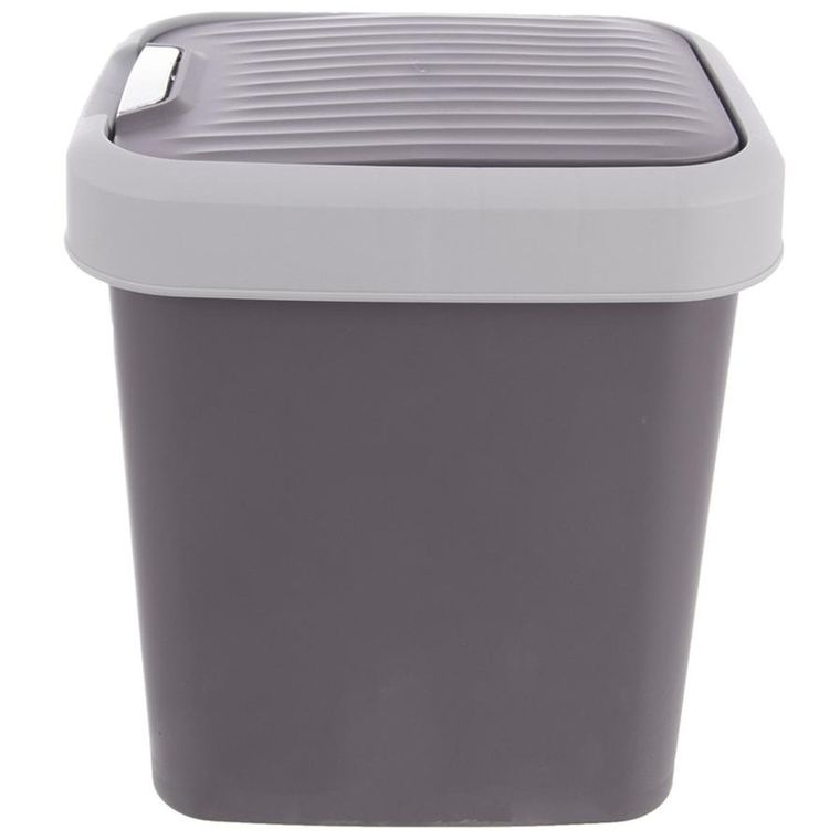 Orion, kosz na śmieci, plastikowy, szary, 12 l