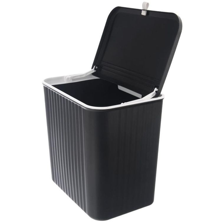 Orion, kosz na śmieci zawieszany, czarny, 13 l