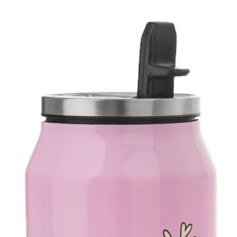 Orion, kubek termiczny, drzewo z sercami różowy, puszka, 400 ml