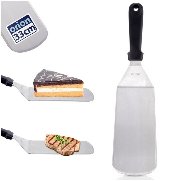 Orion, łopatka kuchenna, stalowa, 33 cm