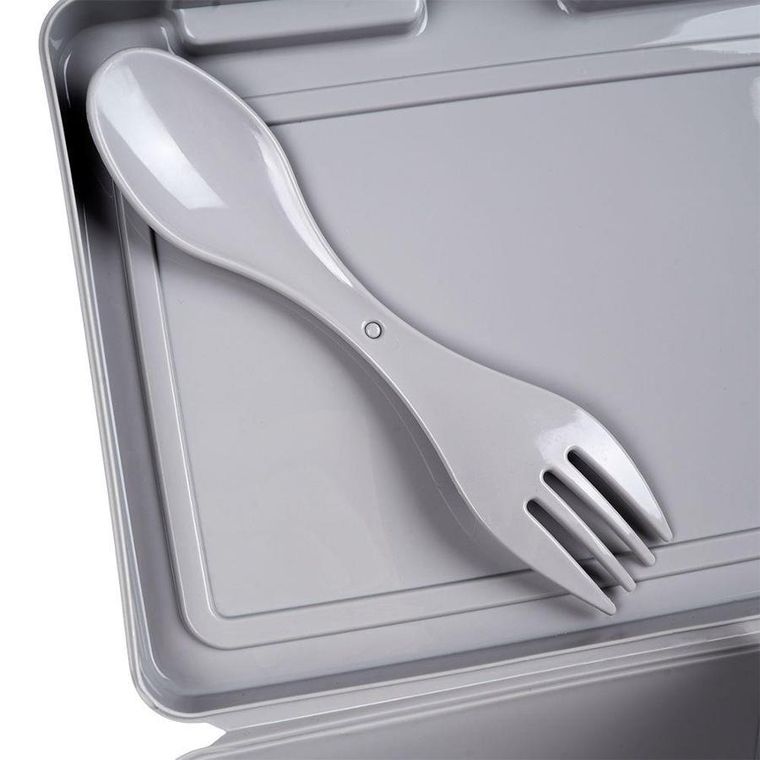 Orion, lunchbox z przegrodą i sztućcami, serce, 1 l