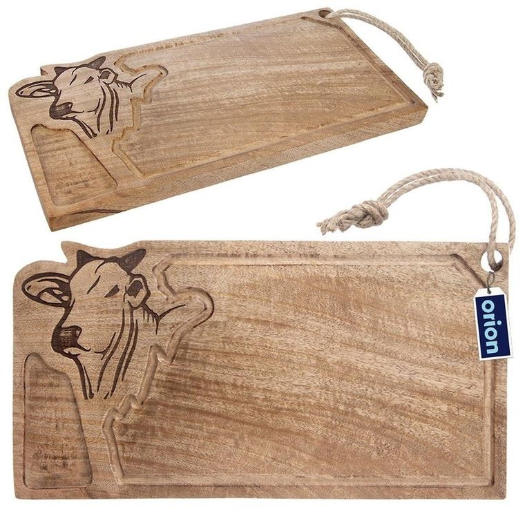 Orion, Mango, deska do krojenia i serwowania, drewniana, 45-22 cm