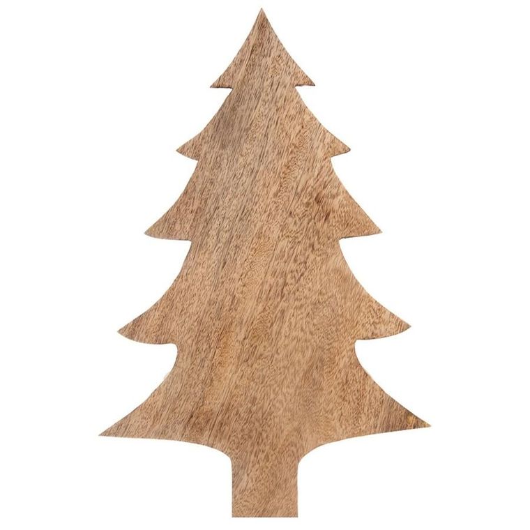 Orion, Mango, świecznik drewniany, na 4 świeczki, 40-27,5 cm