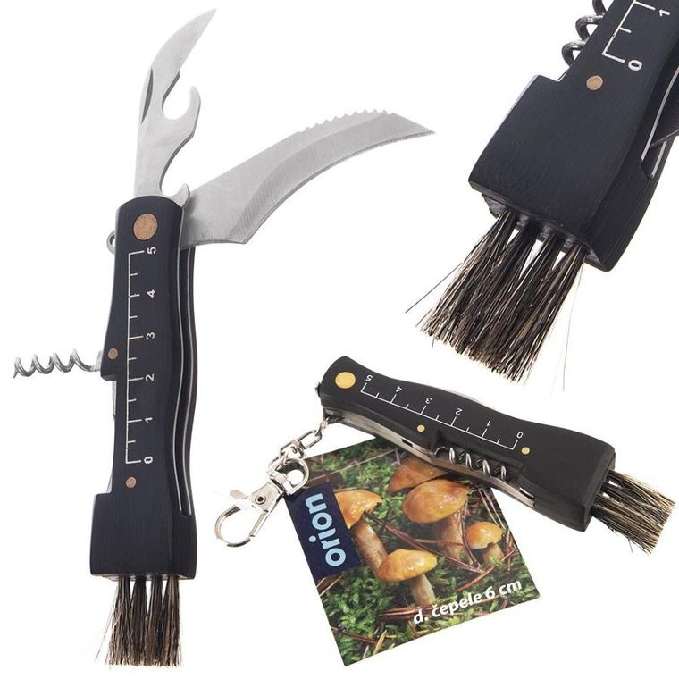 Orion, nożyk do grzybów, stalowy