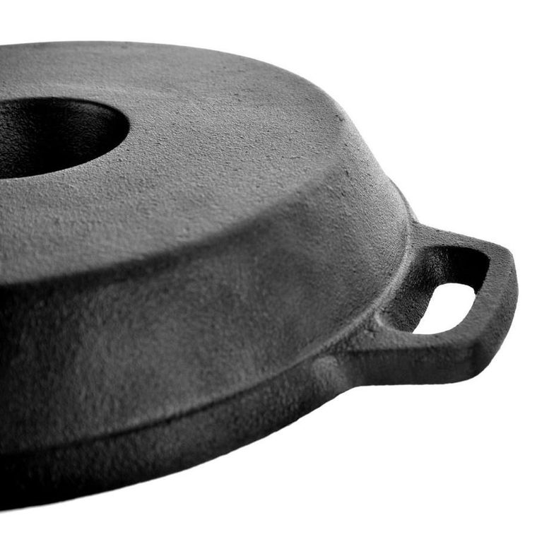 Orion, patelnia ze stojakiem na kurczaka, żeliwna, Litina, 28 cm