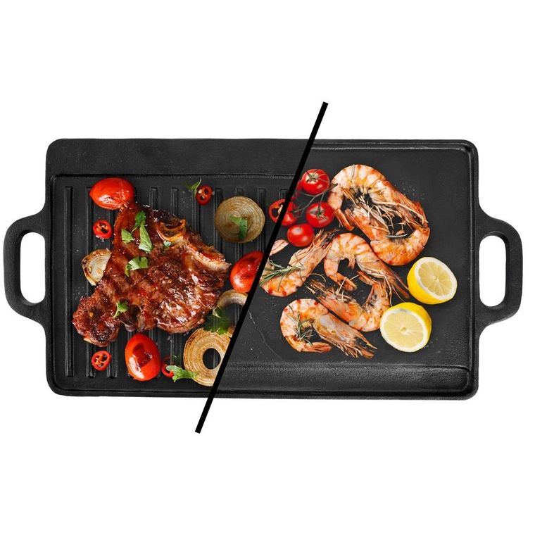 Orion, płyta grillowa żeliwna, 45,5-23 cm