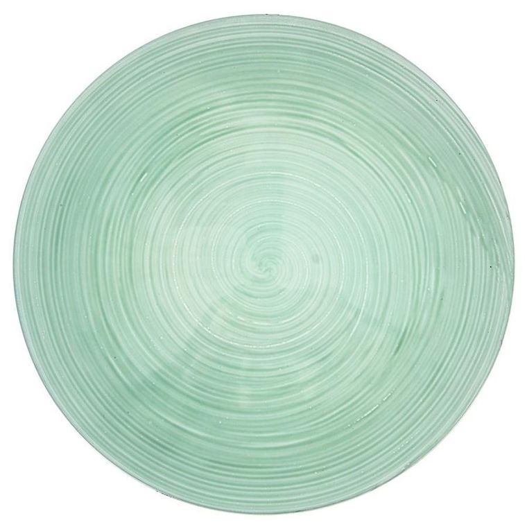 Orion, podtalerz dekoracyjny okrągły, taca do serwowania, miętowa, 33 cm