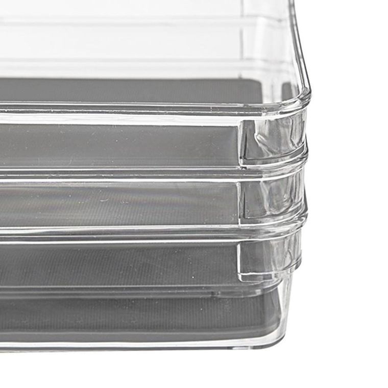 Orion, pojemnik do przechowywania, grey, 24-16-4.5 cm