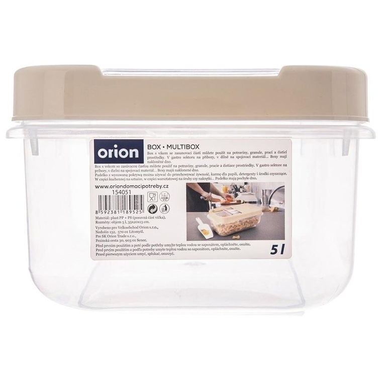 Orion, pojemnik na kapsułki, karmę, proszek, 5 l