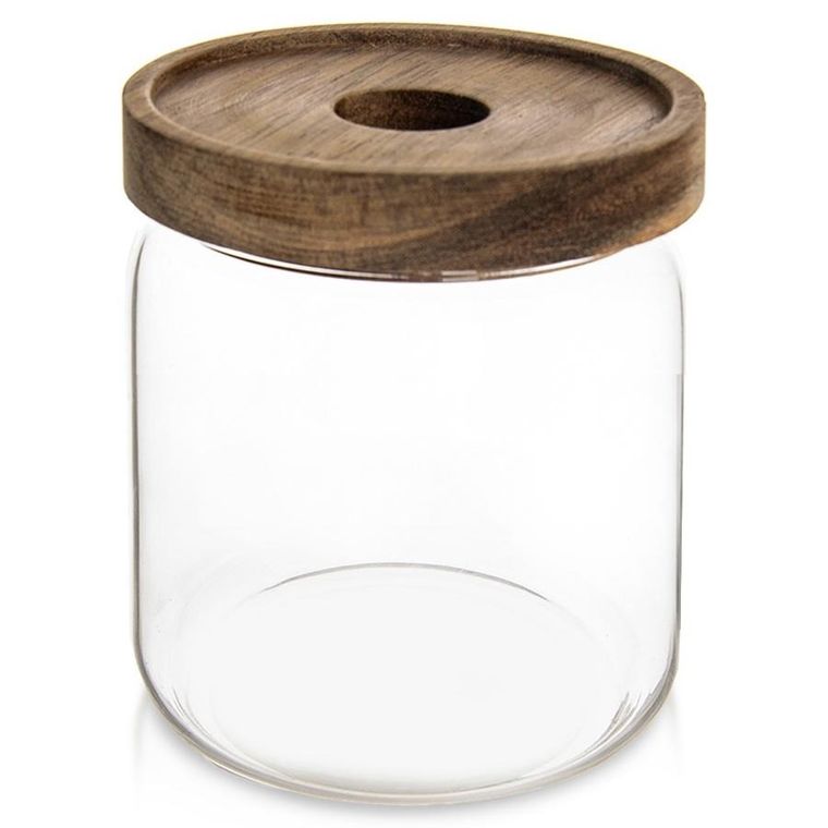 Orion, pojemnik na produkty sypkie szklany z pokrywką i uszczelką, 730 ml