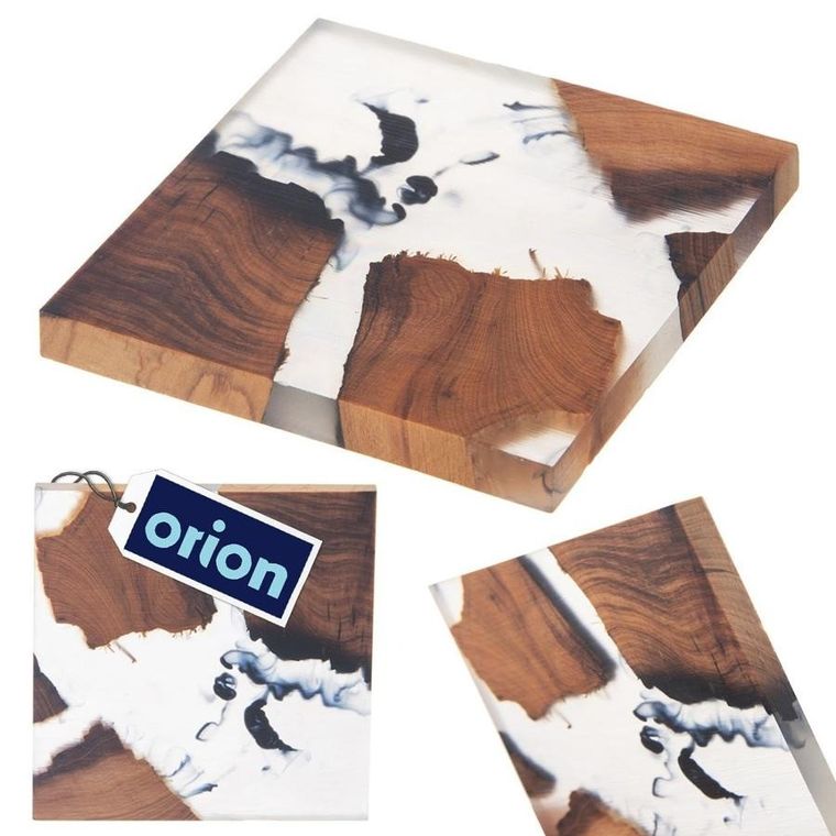 Orion, River, podstawka pod kubek, drewniana, 8-8 cm