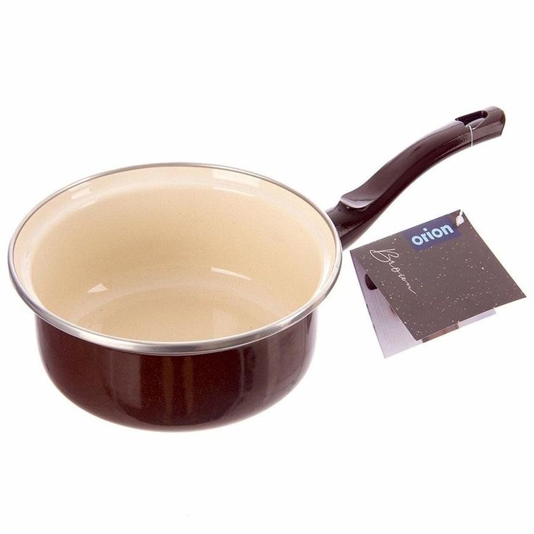 Orion, rondel emaliowany, brown, 16 cm, 1l