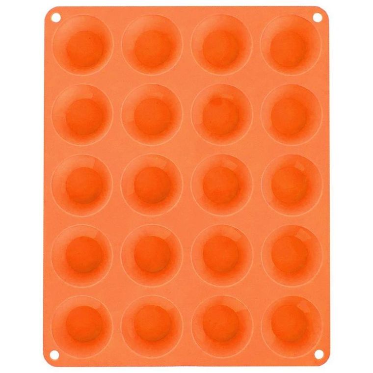 Orion, silikonowa foremka do pieczenia mini muffinek, 20 szt.