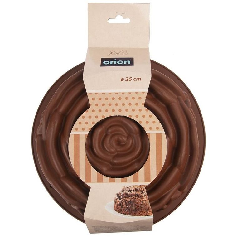 Orion, silikonowa forma do babki, róża, Sillinie, 25 cm