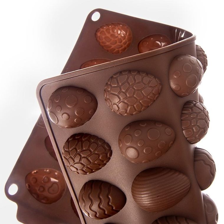 Orion, Sillinie, forma do ciastek i pralin, silikonowa, jajka