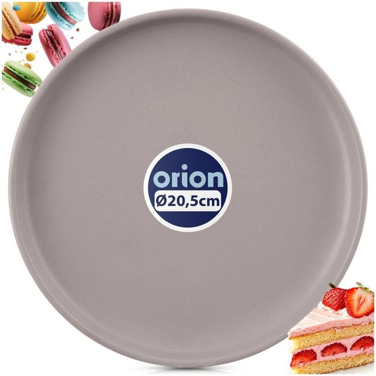 Orion, Skandi, talerz deserowy, ceramiczny, szary, 20,5 cm