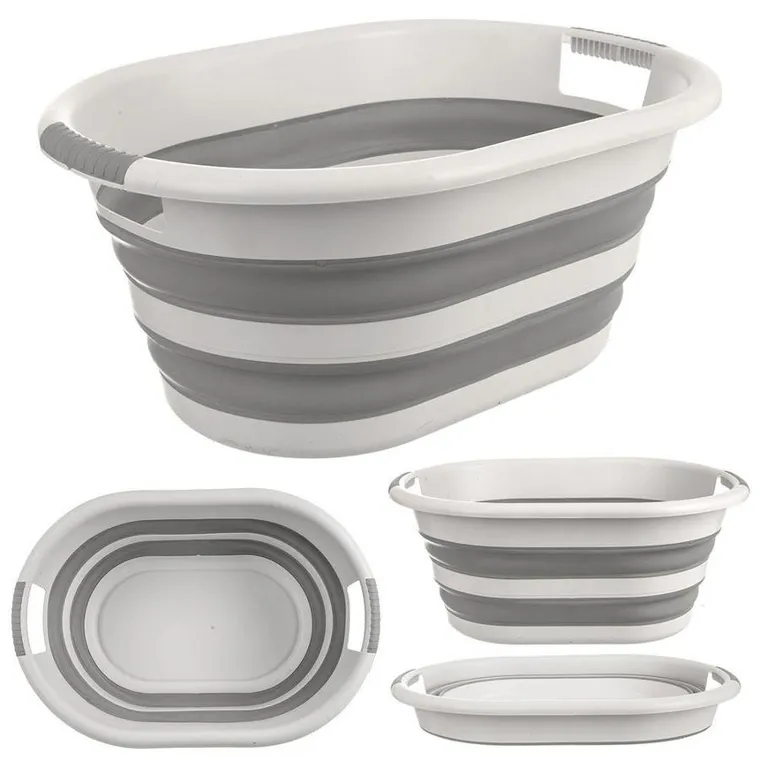 Orion, składany kosz na pranie, silikonowy, 38 l