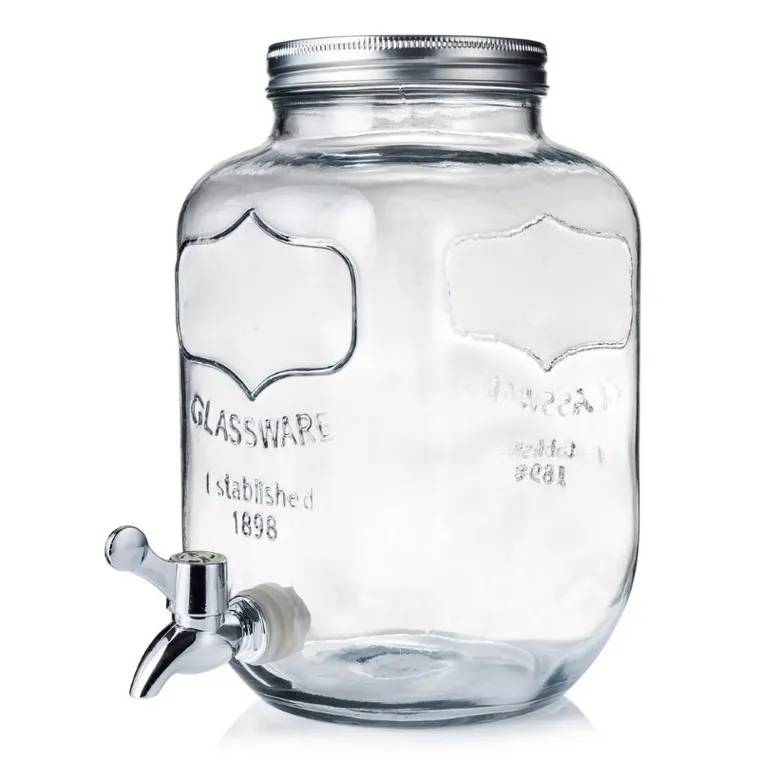 Orion, słój z kranikiem do napojów, stojak, 4l