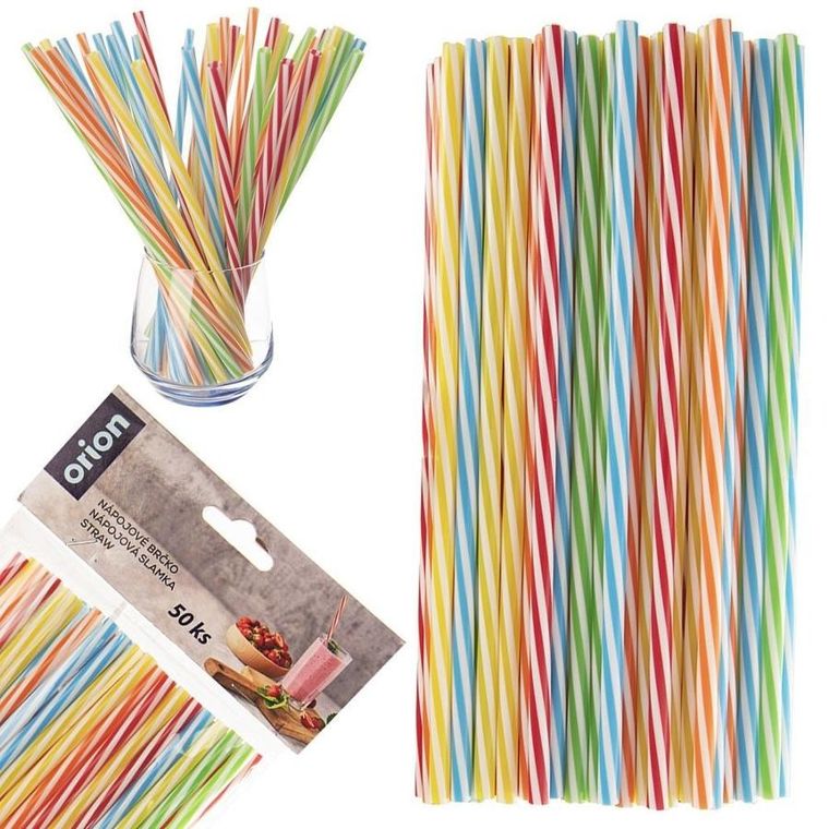 Orion, słomki do napojów, 22 cm, 50 szt.
