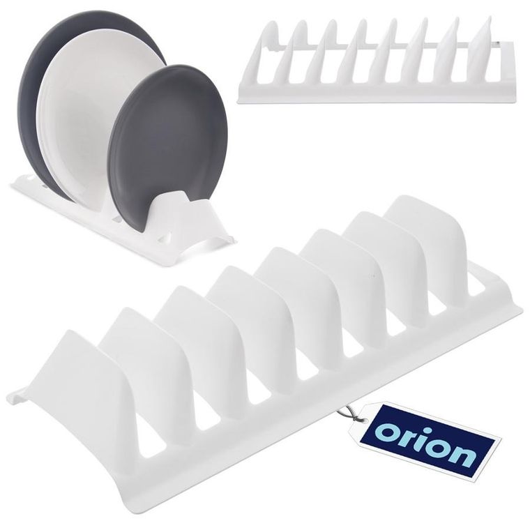 Orion, stojak na pokrywki i talerze, biały, 29.5-13.5-6 cm