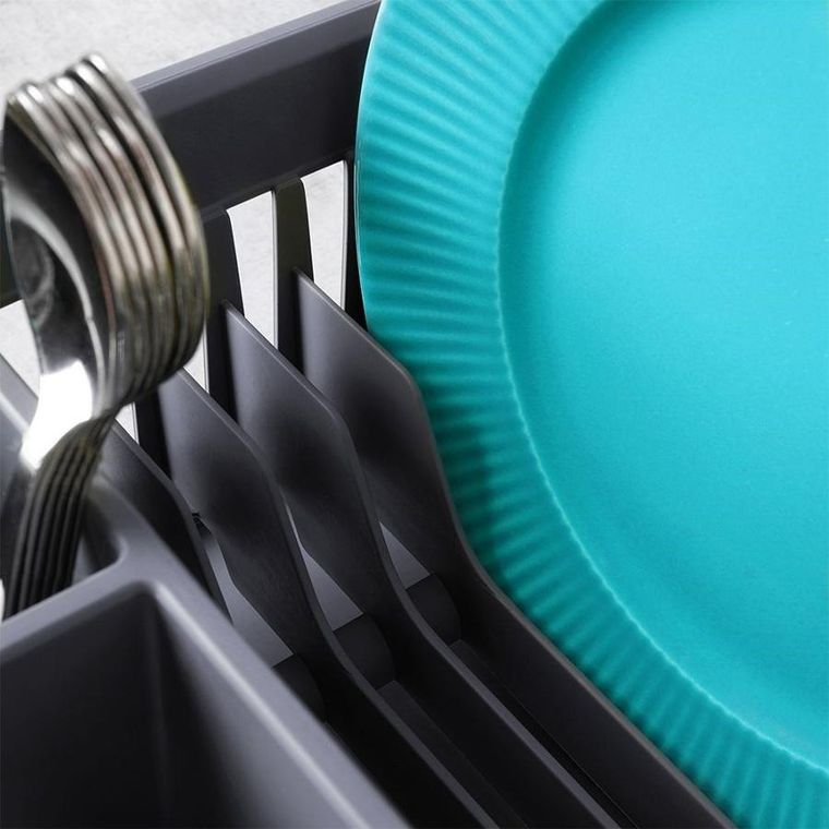 Orion, suszarka na naczynia, szara, 43,5-32-12 cm