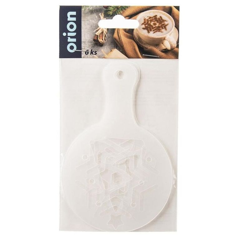 Orion, szablony do kawy i deserów, 6 elementów