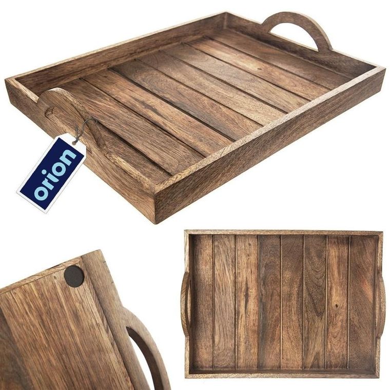 Orion, taca do serwowania drewniana, Mango, 40.5-30.5 cm