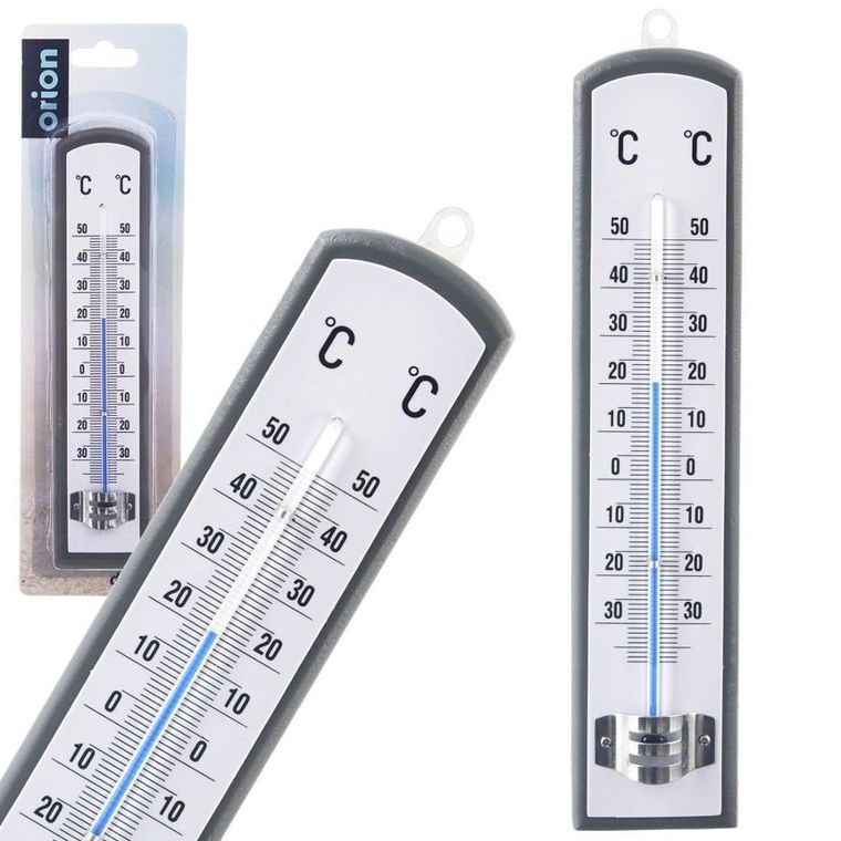 Orion, termometr uniwersalny, drewniany, 21 cm
