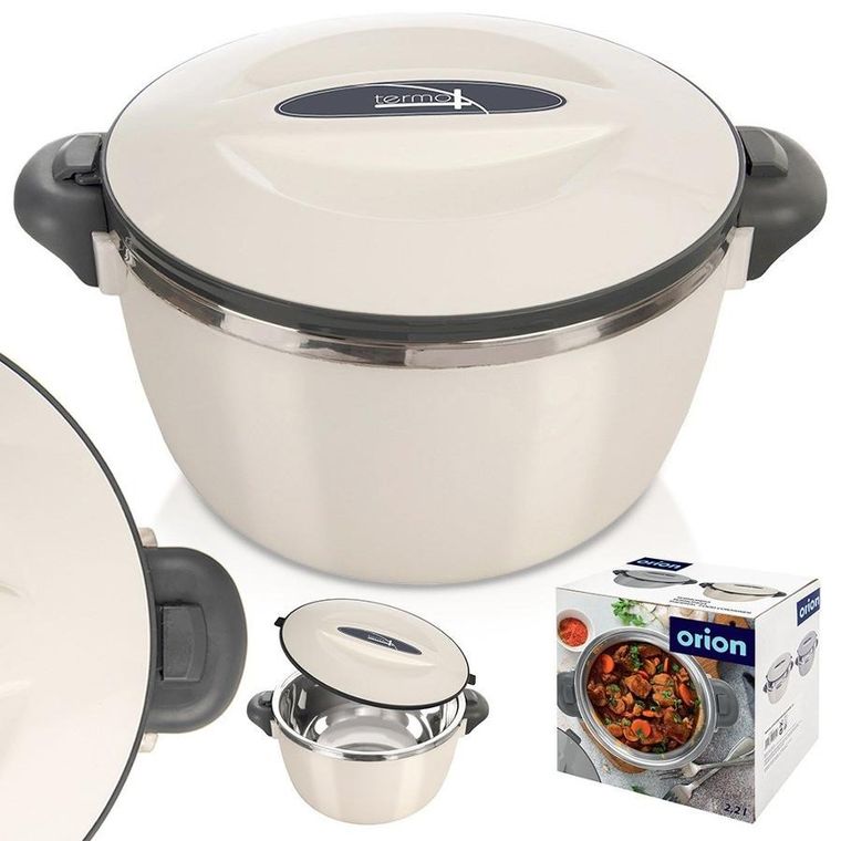 Orion, termos obiadowy stalowy, Termo, 2 l