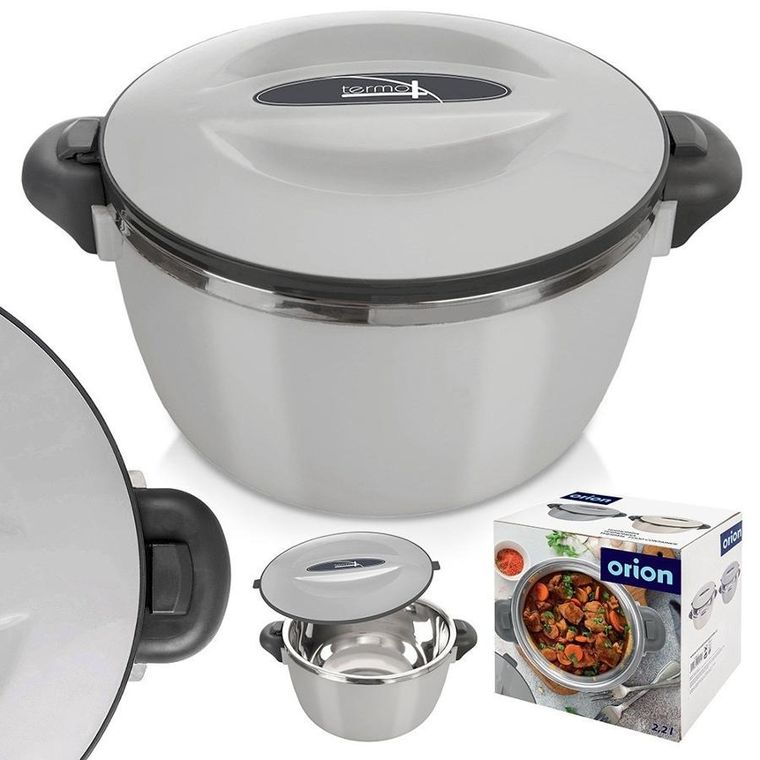 Orion, termos obiadowy stalowy, Termo, 2 l