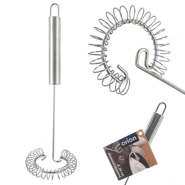 Orion, trzepaczka spiralna kuchenna, stalowa, 26 cm