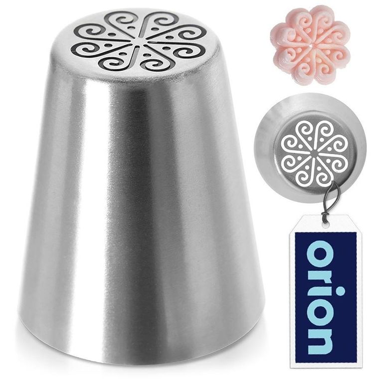 Orion, tylka do dekoracji, stalowa, kwiatek