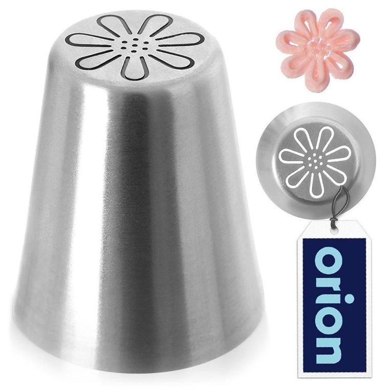 Orion, tylka do dekoracji, stalowa, kwiatek