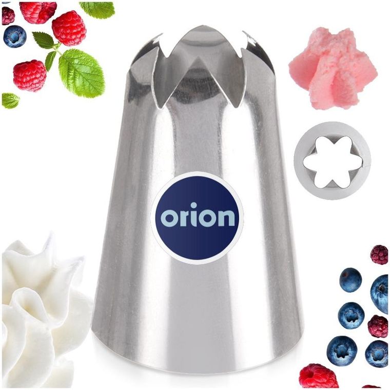 Orion, tylka do dekoracji, stalowa, kwiatek