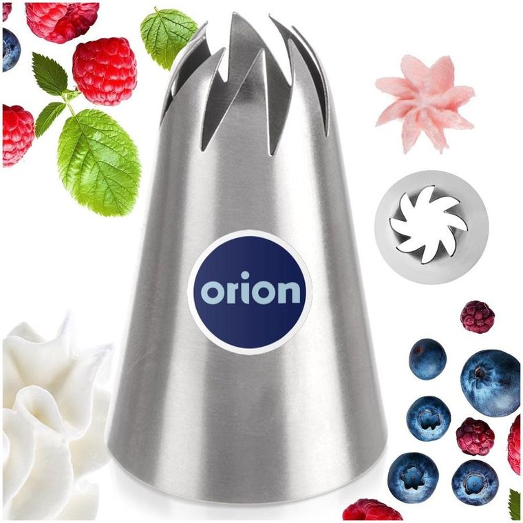 Orion, tylka do dekoracji, stalowa, kwiatek