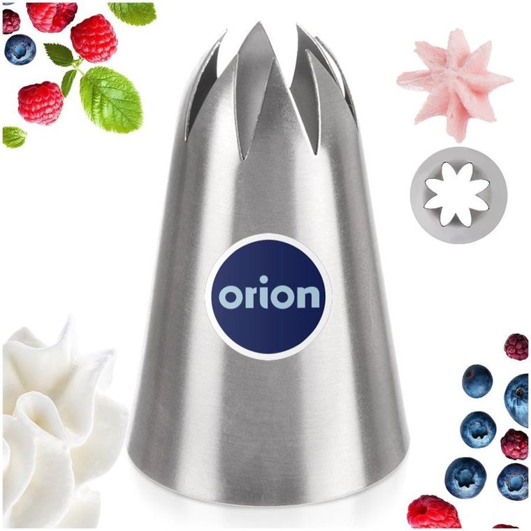 Orion, tylka do dekoracji, stalowa, kwiatek