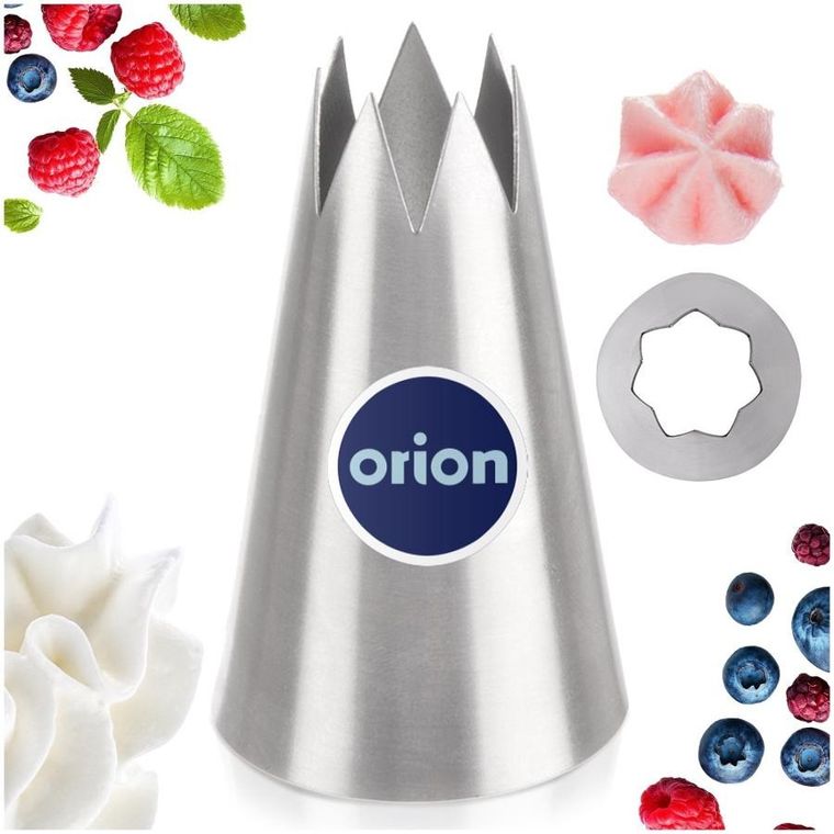 Orion, tylka do dekoracji, stalowa, kwiatek