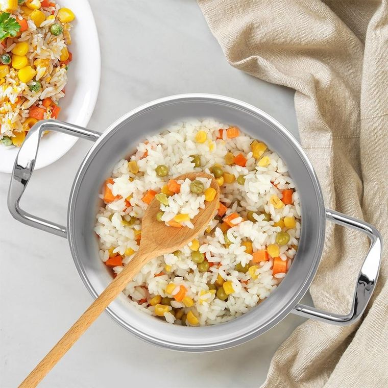 Orion, Venice, garnek stalowy z pokrywką, 18 cm, 2,3l