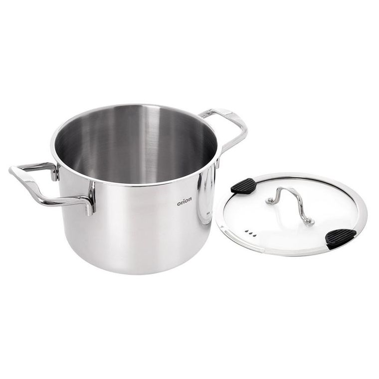 Orion, Venice, garnek stalowy z pokrywką, 20 cm, 4,6l