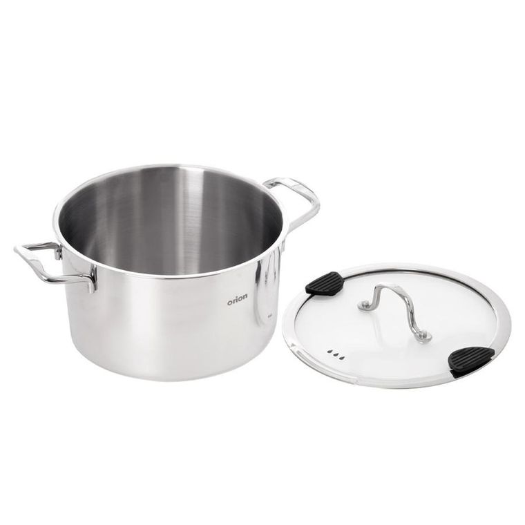 Orion, Venice, garnek stalowy z pokrywką, 22 cm, 4,3l