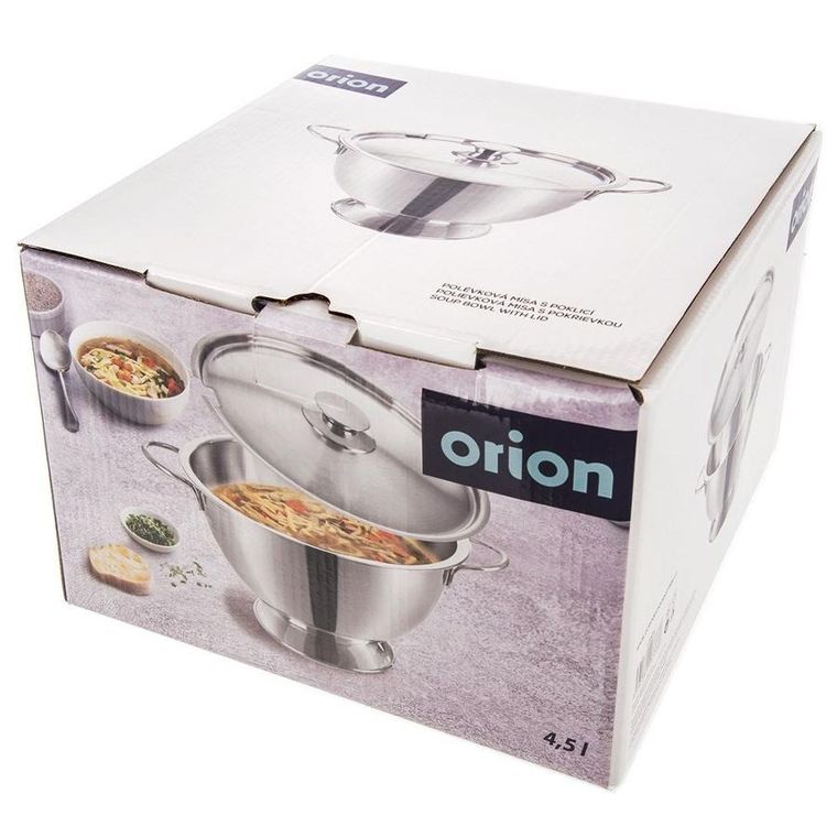 Orion, waza na zupę, stalowa 4.5 l